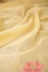A Freakin Lotus Yellow Jamdani Muga Silk Unstitched Suit Set